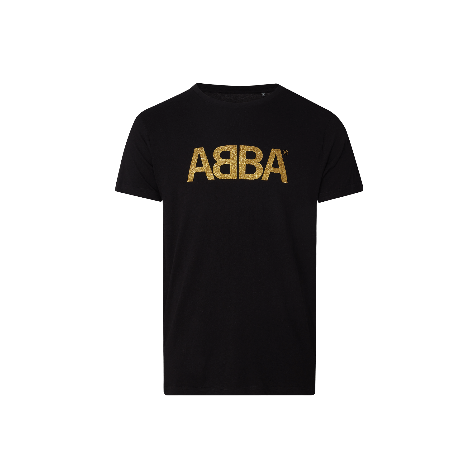 ABBA Gold logotyp svart t-shirt