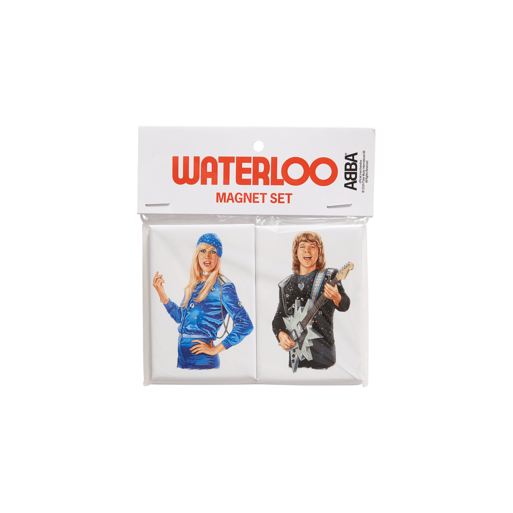 ABBA Waterloo illustration magnetsamling            