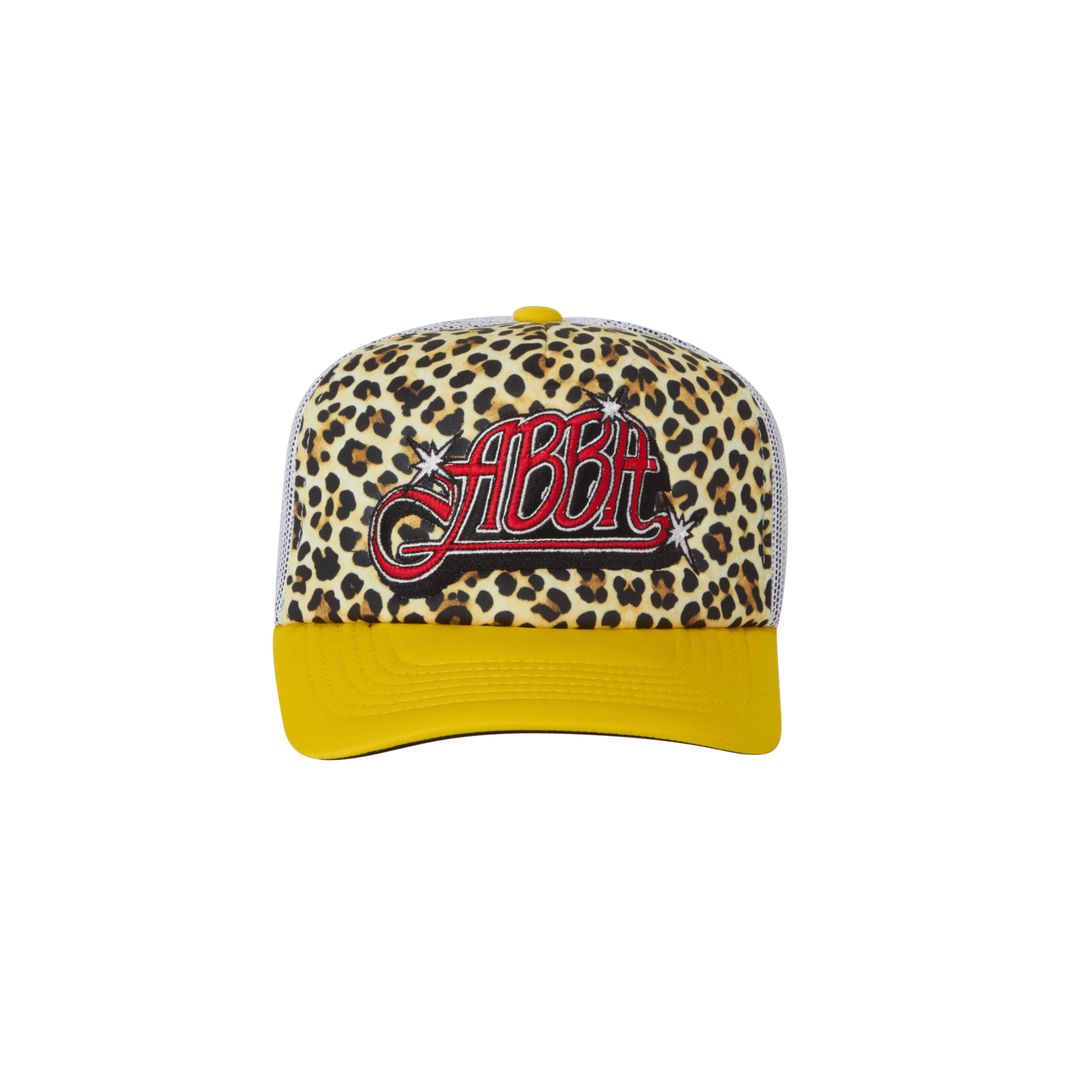ABBA retro leopard truckerkeps